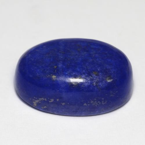 13.51カラットの天然濃いネイビーブルーラピスラズリ（16.6×12.3 mm・オーバルカット）