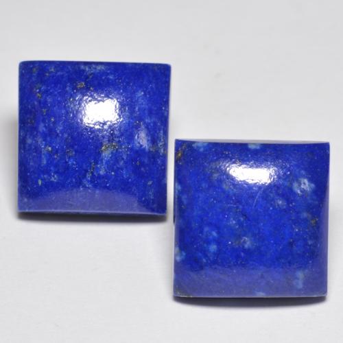 13.11カラットの天然エレクトリックブルーラピスラズリ（11×10.9 mm・四角）