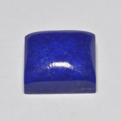 6.77カラットの天然濃いネイビーブルーラピスラズリ（10.8×10.7 mm・四角）