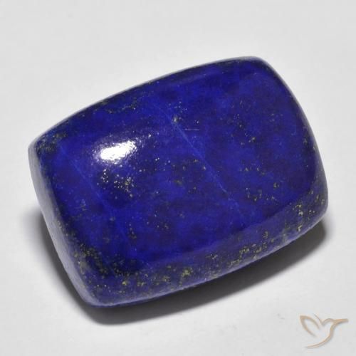 23.47ct 天然 濃いネイビーブルー ラピスラズリ, クッション, オペーク