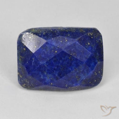 13.47ct 天然 ダークブルー ラピスラズリ, クッション, オペーク