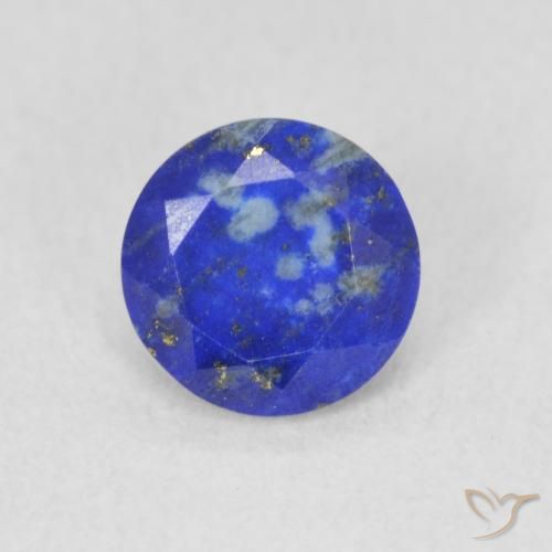 0.80ct 天然 明るいブルー ラピスラズリ, ラウンド, オペーク