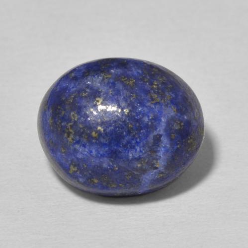7.21ct 天然 濃いエジプシャンブルー ラピスラズリ, 楕円形, オペーク