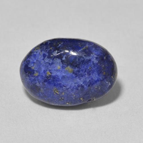 3.89ct 天然 濃いエジプシャンブルー ラピスラズリ, 楕円形, オペーク