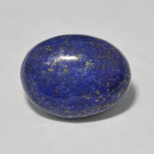 7.20ct 天然 濃いエジプシャンブルー ラピスラズリ, 楕円形, オペーク