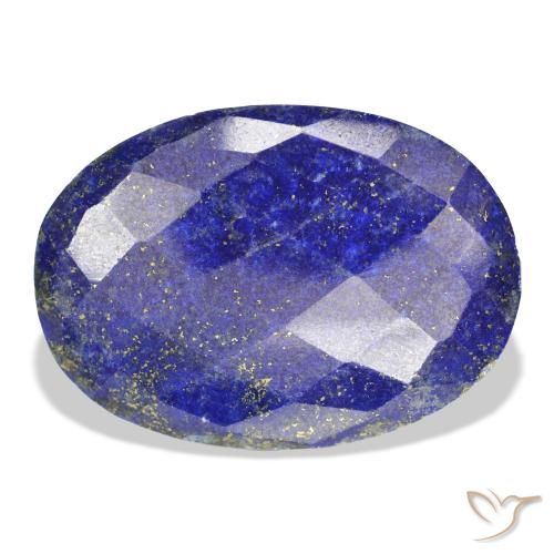 54.26ct 天然 濃いエジプシャンブルー ラピスラズリ, 楕円形, オペーク