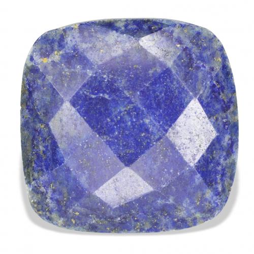 25.25ct 天然 ディープブルー ラピスラズリ, クッション, オペーク