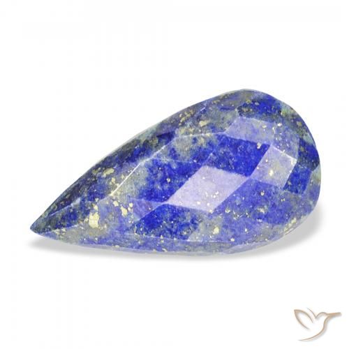 14.24ct 天然 明るいブルー ラピスラズリ, 洋梨の形, オペーク