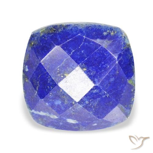 10.36ct 天然 ミディアムブルー ラピスラズリ, クッション, オペーク