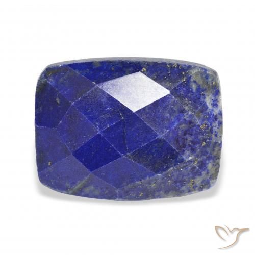 18.57ct 天然 ネイビーブルー ラピスラズリ, クッション, オペーク