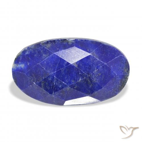 18.84ct 天然 ネイビーブルー ラピスラズリ, 楕円形, オペーク