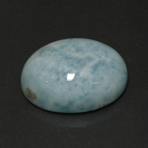 8.85カラットの天然ブルーグリーンラリマー（15.3×12 mm・オーバルカット）