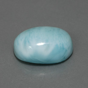 7.33カラットの天然ブルーラリマー（14.1×10.1 mm・オーバルカット）