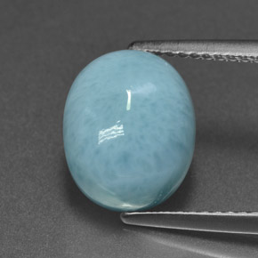 4.71カラットの天然ブルーラリマー（11.1×9.1 mm・オーバルカット）