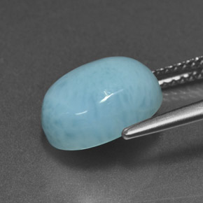 4.71カラットの天然ブルーラリマー（11.1×9.1 mm・オーバルカット）