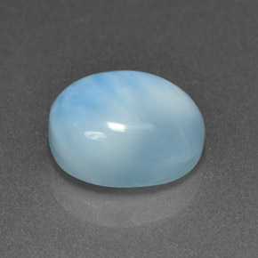 4.80カラットの天然ブルーラリマー（11×9.2 mm・オーバルカット）