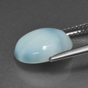 4.65カラットの天然ブルーラリマー（12.1×9.9 mm・オーバルカット）