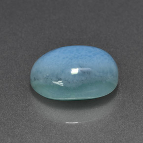5.04カラットの天然ブルーラリマー（12.1×9.8 mm・オーバルカット）