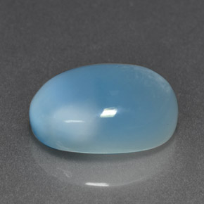 7.11カラットの天然ブルーラリマー（14.2×10 mm・オーバルカット）