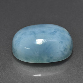 11.25カラットの天然ブルーラリマー（16×12.1 mm・オーバルカット）