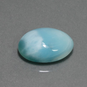 5.41カラットの天然ブルーラリマー（13.9×10.1 mm・オーバルカット）