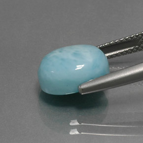 4.73カラットの天然ブルーラリマー（11.1×9.2 mm・オーバルカット）