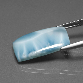 11.31カラットの天然グリーンブルーラリマー、クッションカット、オペーク