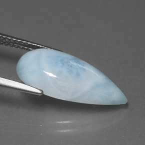 4.51カラットの天然ブルーラリマー（19×9.5 mm・洋梨の形）