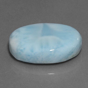 17.21カラットの天然ブルーラリマー（21.1×15.2 mm・オーバルカット）