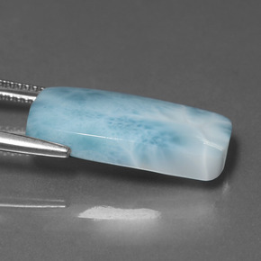 11.30カラットの天然ベイビーブルーラリマー、クッションカット、オペーク