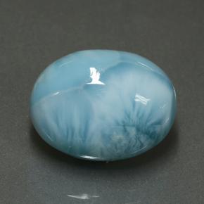 8.88カラットの天然ブルーラリマー（15.8×12 mm・オーバルカット）