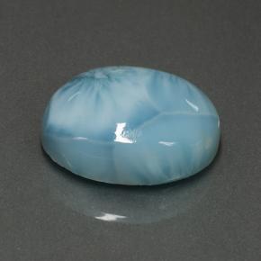 8.88カラットの天然ブルーラリマー（15.8×12 mm・オーバルカット）