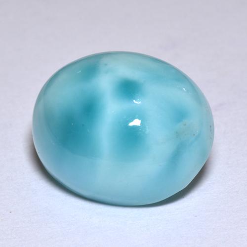 4.78カラットの天然ブルーラリマー（12.1×10 mm・オーバルカット）