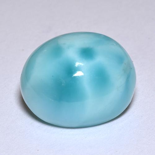 4.78カラットの天然ブルーラリマー（12.1×10 mm・オーバルカット）