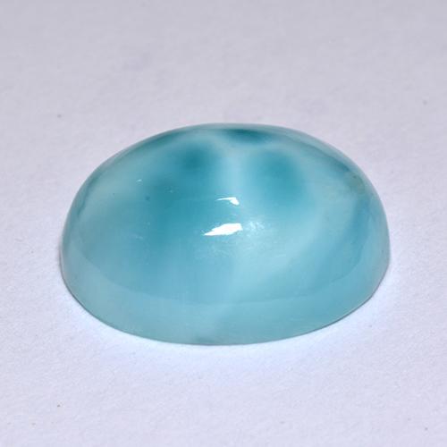 4.78カラットの天然ブルーラリマー（12.1×10 mm・オーバルカット）