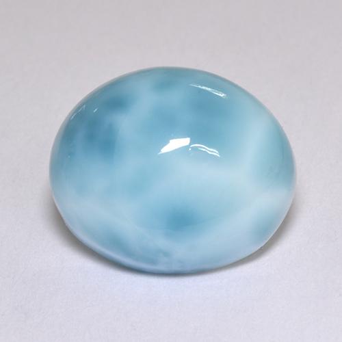 5.05カラットの天然ブルーラリマー（12.1×10.1 mm・オーバルカット）