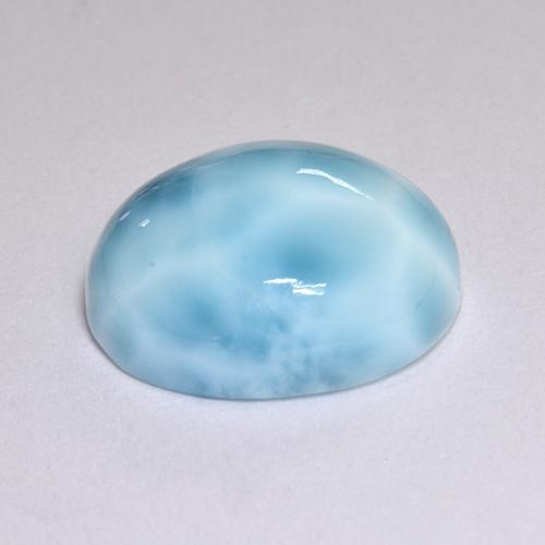 5.05カラットの天然ブルーラリマー（12.1×10.1 mm・オーバルカット）