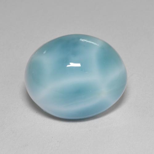 4.77カラットの天然ブルーラリマー（12.2×10.1 mm・オーバルカット）