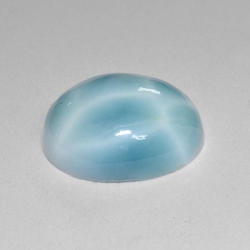 4.77カラットの天然ブルーラリマー（12.2×10.1 mm・オーバルカット）