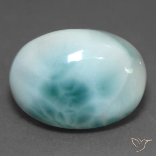 10.24ct 天然 ライトブルー ラリマー, 楕円形, 半透明