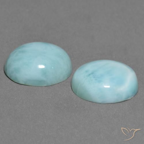 Shop natural 6.59ct シーフォームブルー ラリマー gems, 楕円形, from ドミニカ共和国 at GemSelect. In stock, global shipping!