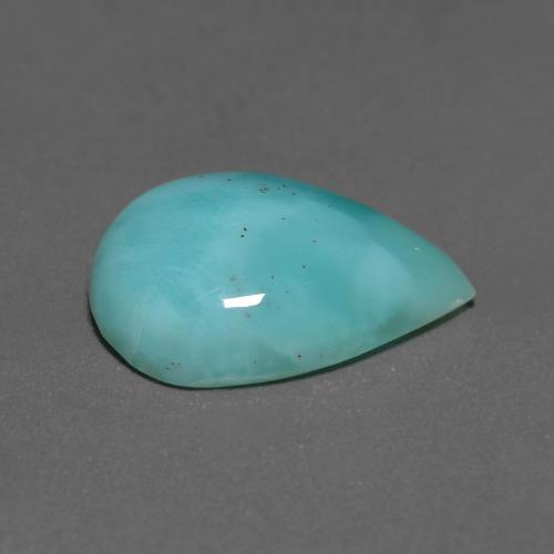 6.51カラットの天然ティールラリマー（16.1×12 mm・洋梨の形）