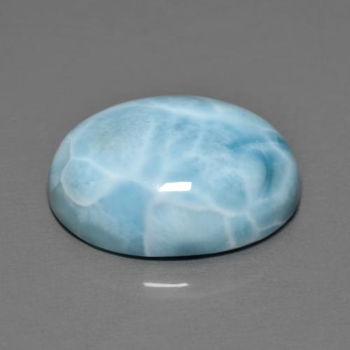 9.48カラットの天然アクアブルーラリマー（15.9×12.2 mm・オーバルカット）