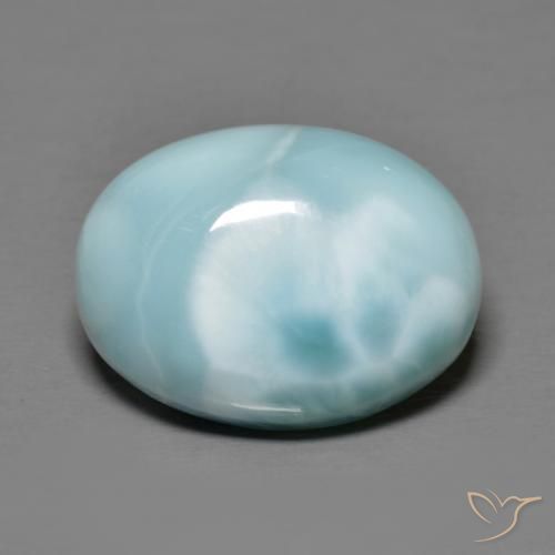 9.84ct 天然 ライトブルー ラリマー, 楕円形, オペーク