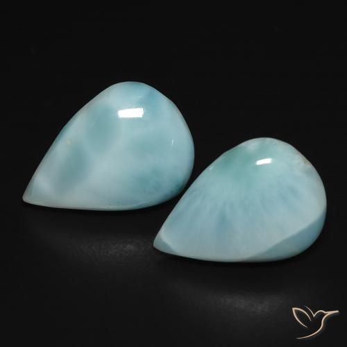 Shop natural 7.32ct ブルーグリーン ラリマー gems, 洋梨の形, from ドミニカ共和国 at GemSelect. In stock, global shipping!
