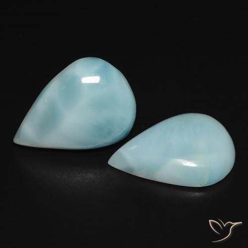 Shop natural 7.32ct ブルーグリーン ラリマー gems, 洋梨の形, from ドミニカ共和国 at GemSelect. In stock, global shipping!
