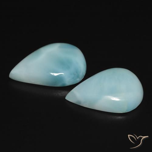 Shop natural 7.32ct ブルーグリーン ラリマー gems, 洋梨の形, from ドミニカ共和国 at GemSelect. In stock, global shipping!