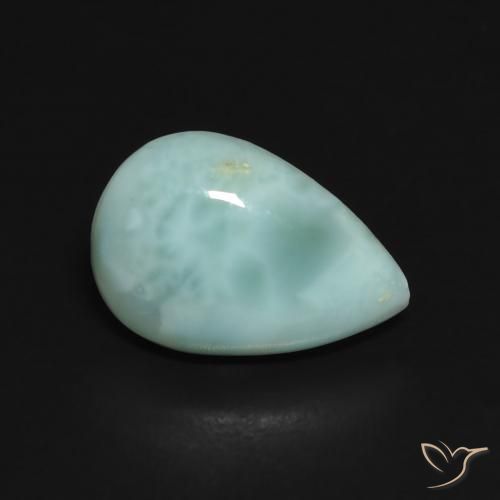 2.15ct 天然 青緑色 ラリマー, 洋梨の形, オペーク