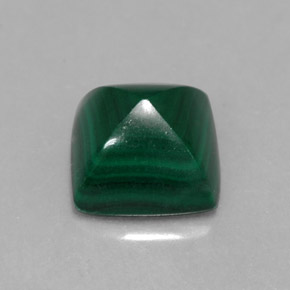 2.50カラットの天然マルチカラーグリーンマラカイト（7×7 mm・四角）