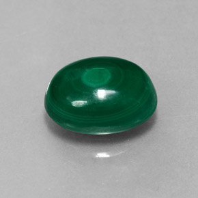 3.21カラットの天然マルチカラーグリーンマラカイト（9.3×7.3 mm・オーバルカット）
